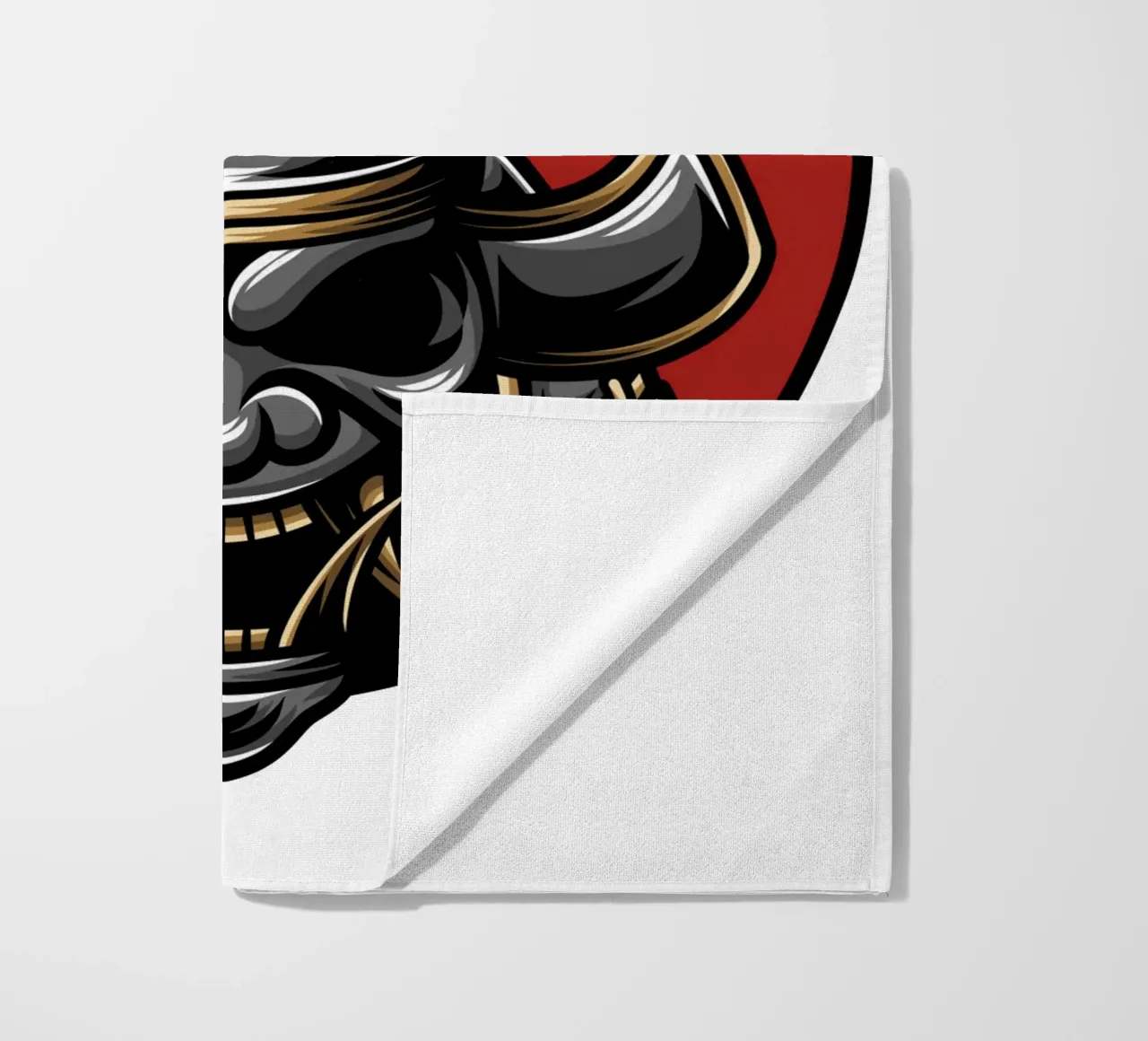 Maschera giapponese telo mare da nirwanaart