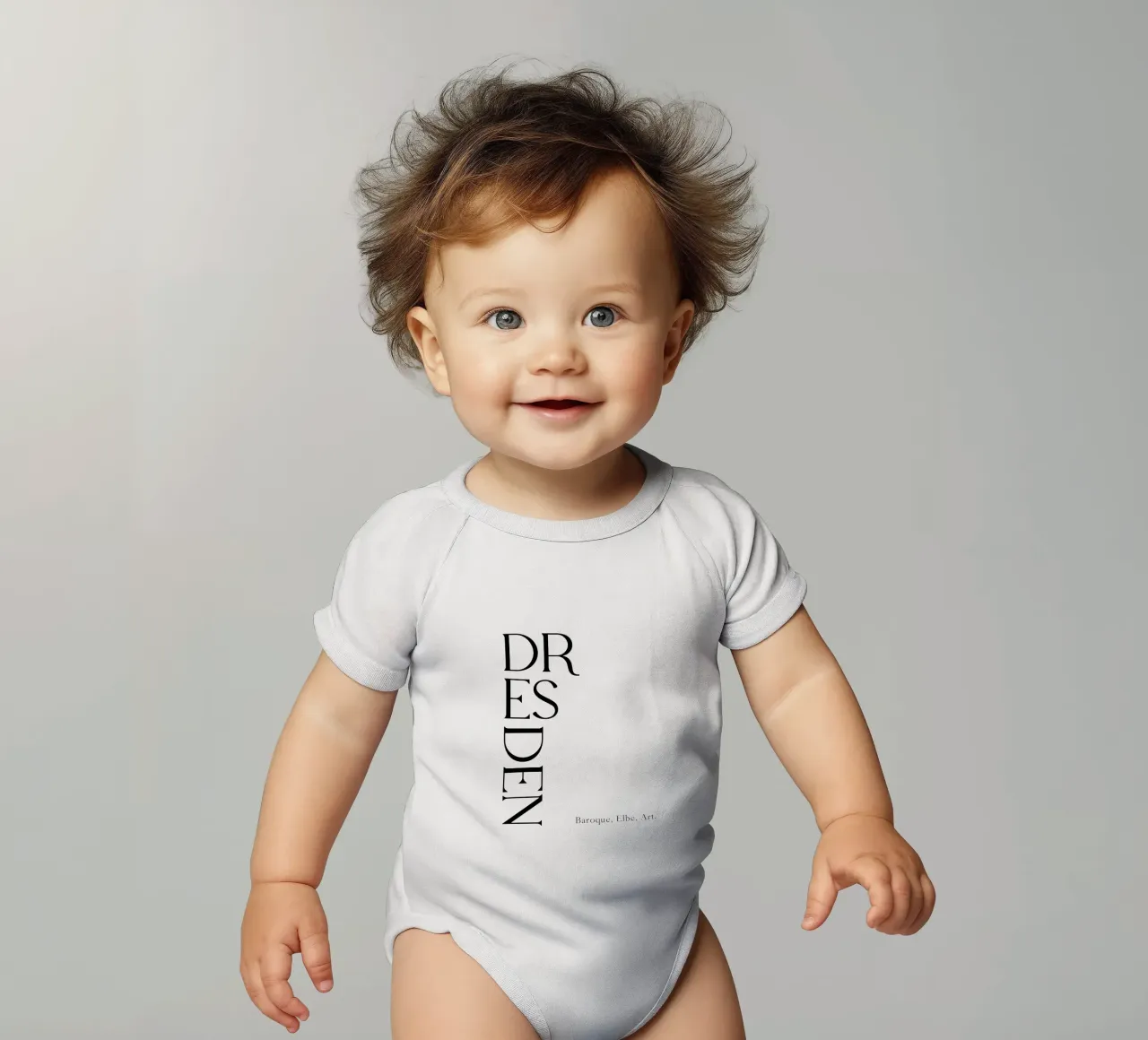 Tipografia di Dresda body neonato maniche corte da YV TYPOGRAPHY