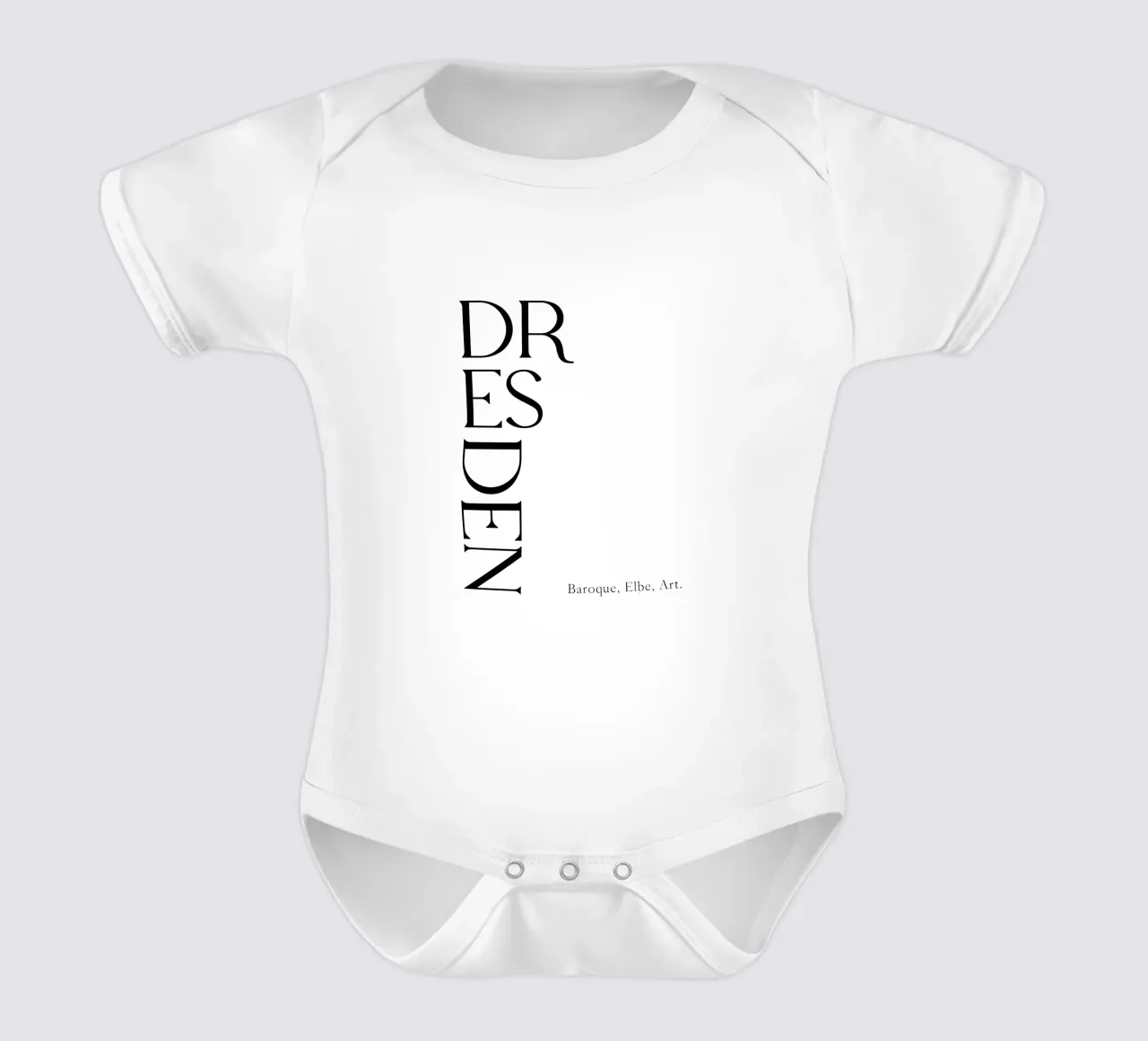 Tipografia di Dresda body neonato maniche corte da YV TYPOGRAPHY