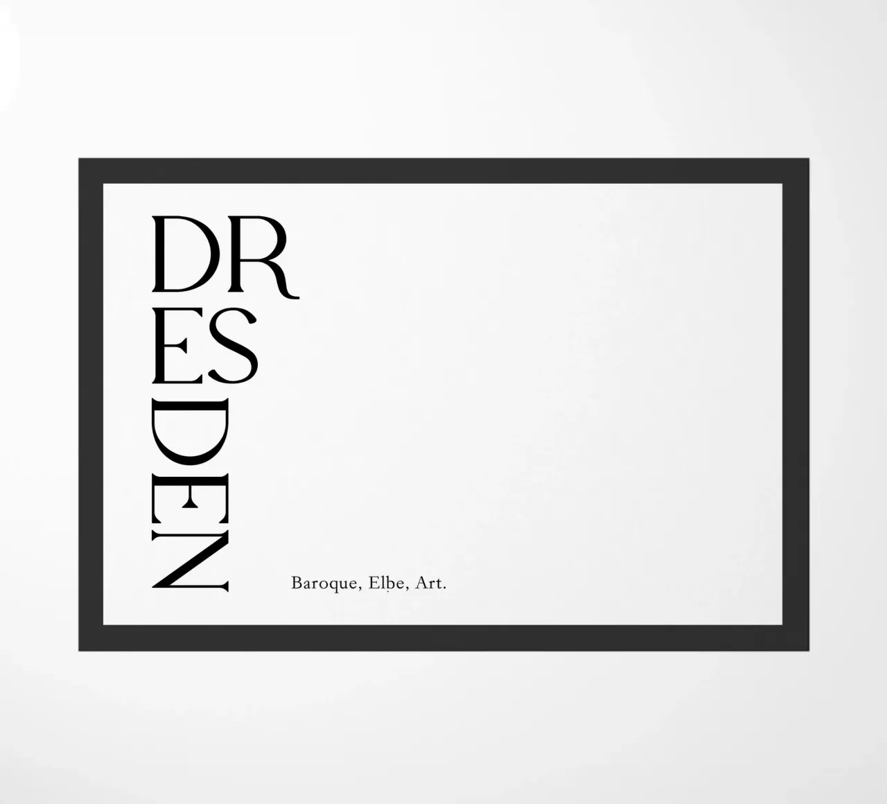 Tipografia di Dresda zerbino da YV TYPOGRAPHY