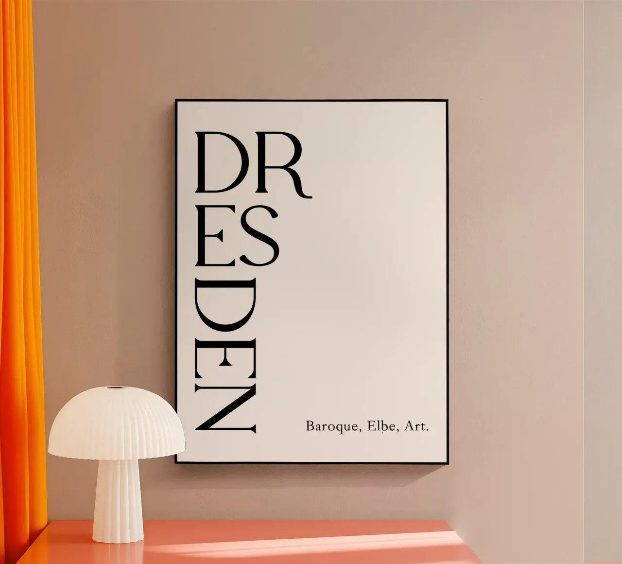 Tipografia di Dresda plexiglass da YV TYPOGRAPHY