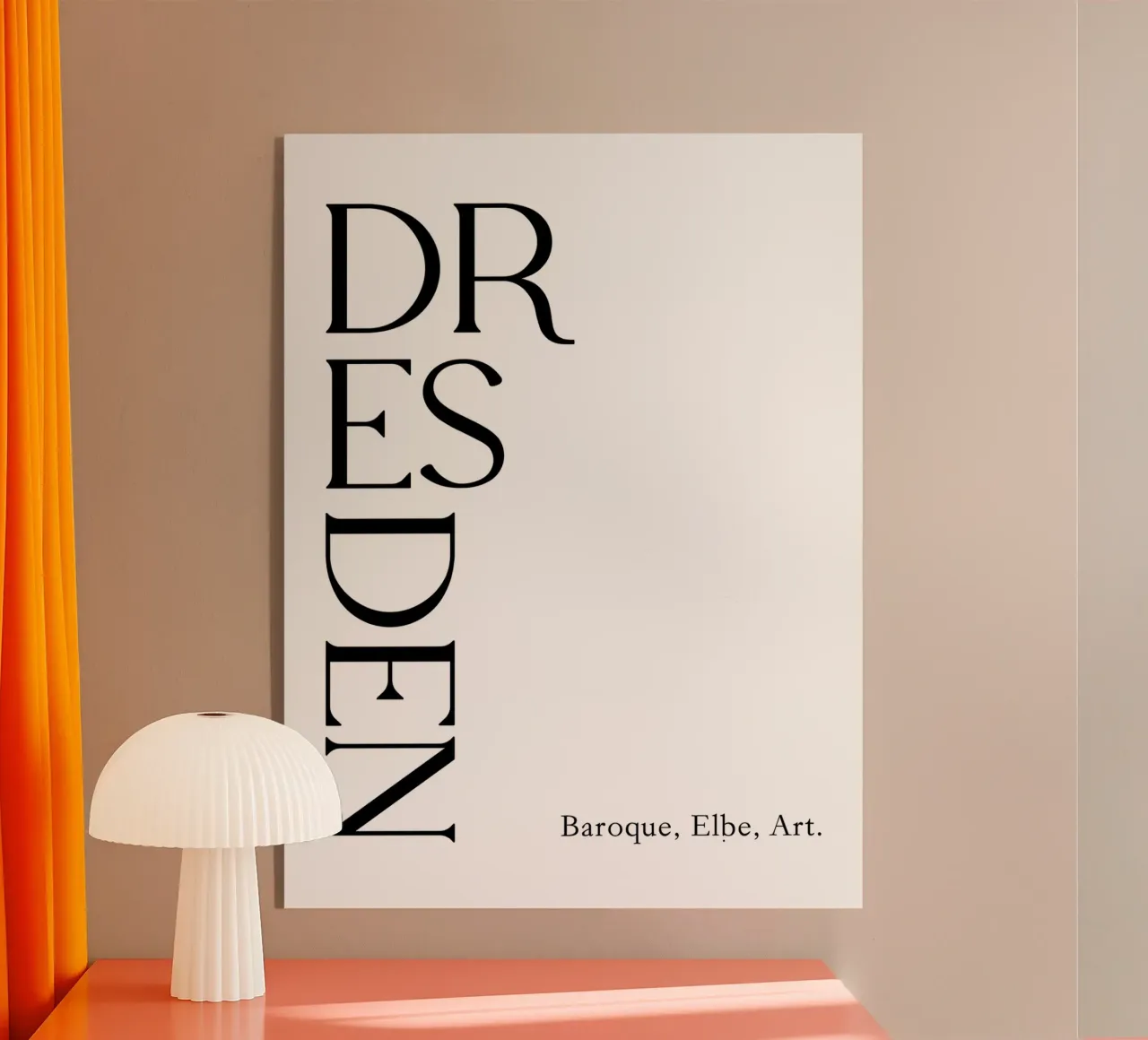 Tipografia di Dresda plexiglass da YV TYPOGRAPHY