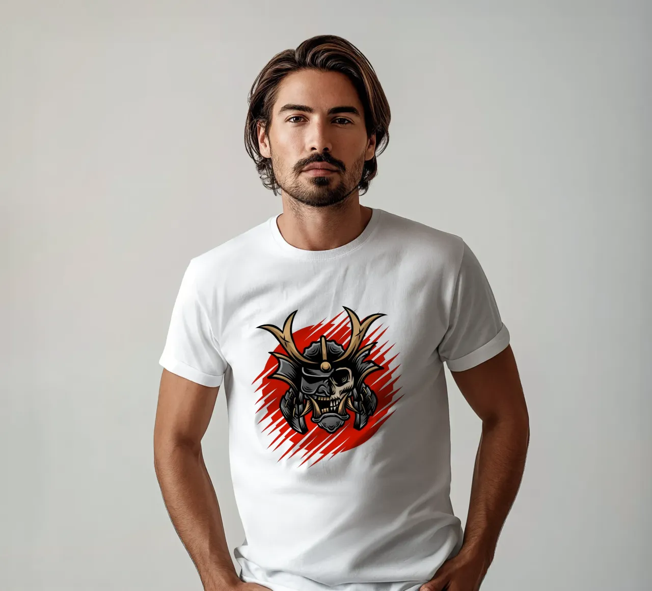 Maschere giapponesi di design t-shirt da nirwanaart