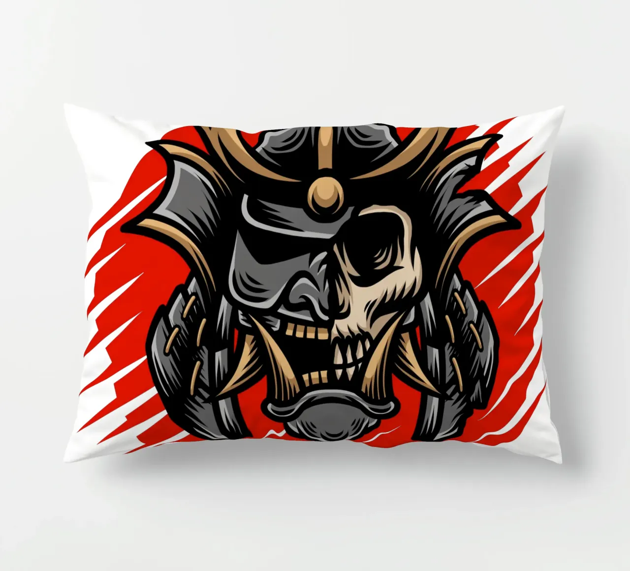 Maschere giapponesi di design cuscino da nirwanaart