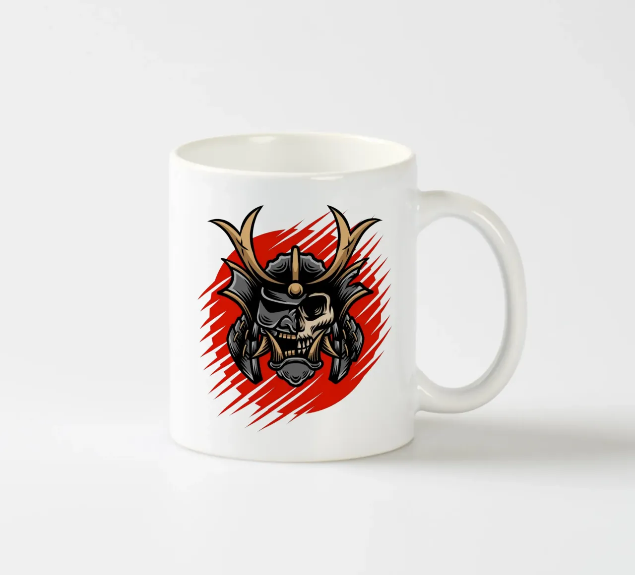 Maschere giapponesi di design tazza in ceramica da nirwanaart