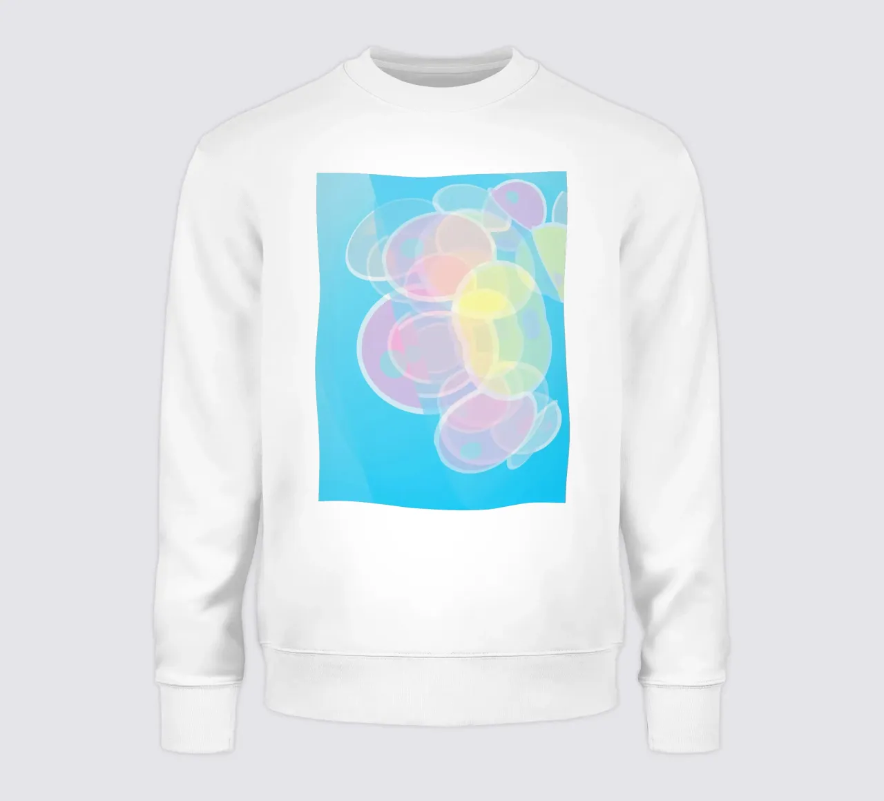 Cerchi astratti colorati a pastello o bolle di sapone felpa da Something for you