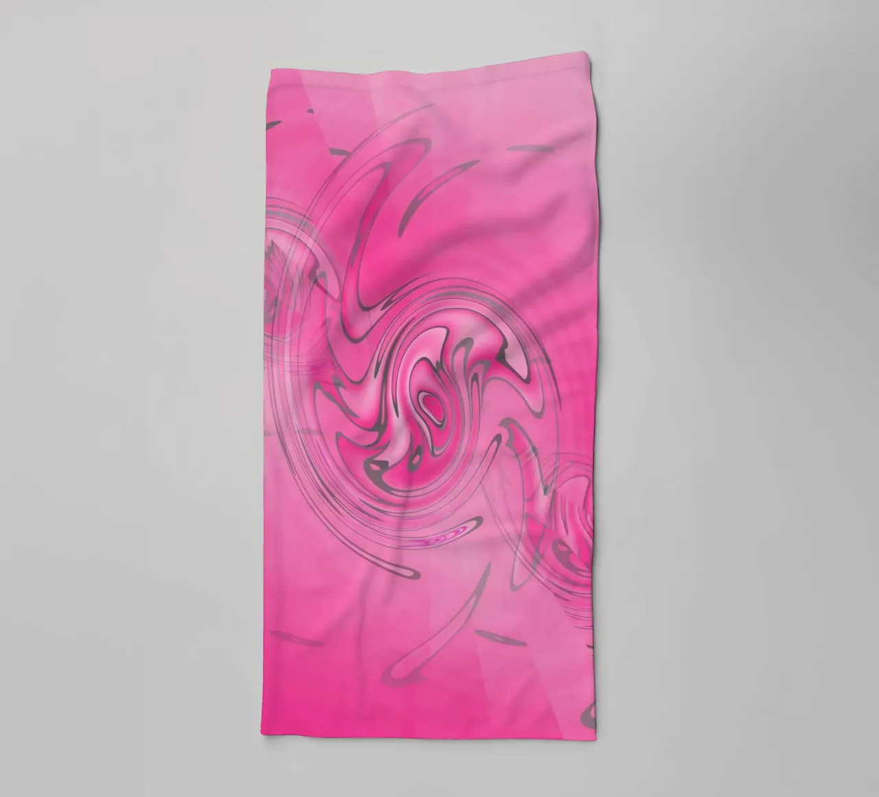 Abstract pink twisted pattern towel by Something for you