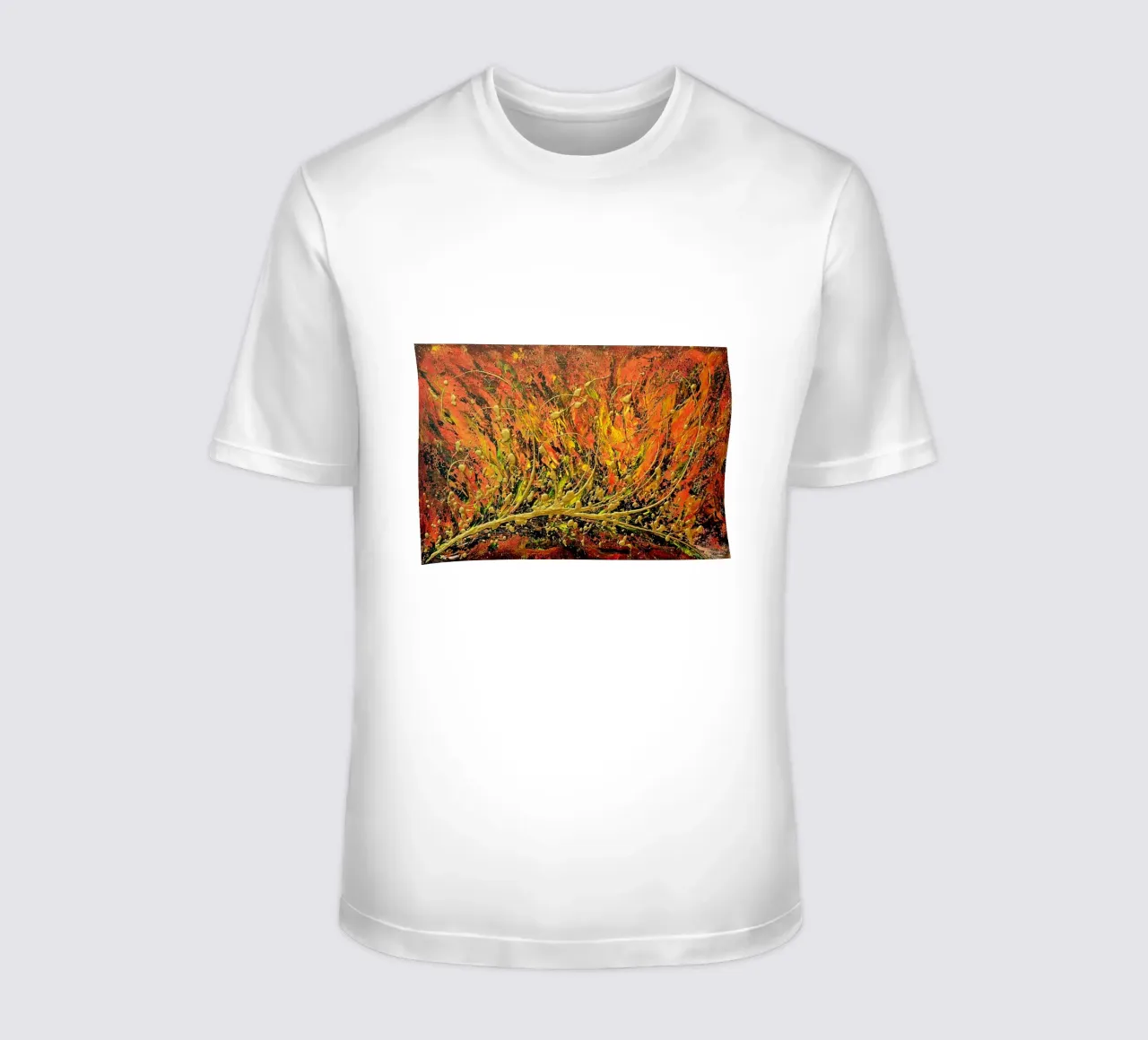 AUTUMN SYMPHONY t-shirt da Thierry Vobmann Abstract painting