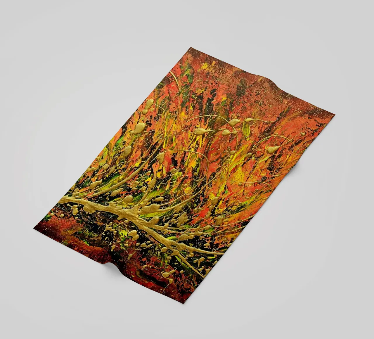 AUTUMN SYMPHONY telo mare da Thierry Vobmann Abstract painting