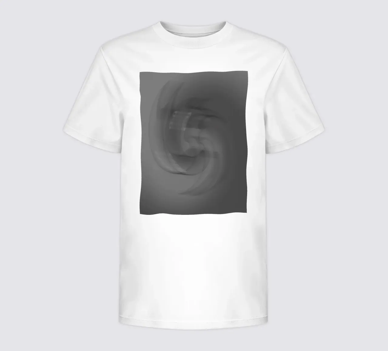 Abstract black and grey twisted pattern kids t-shirt by Something for you