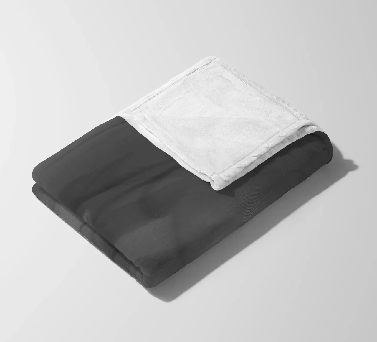 Abstraktes schwarz graues verdrehtes Muster Fleecedecke von Something for you