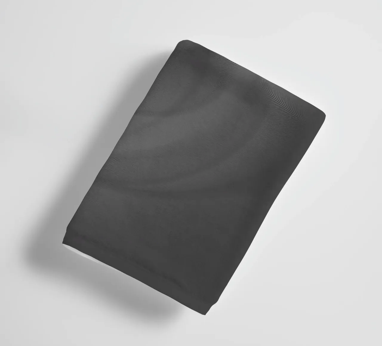 Motivo astratto a tortiglione nero e grigio asciugamano da bagno da Something for you