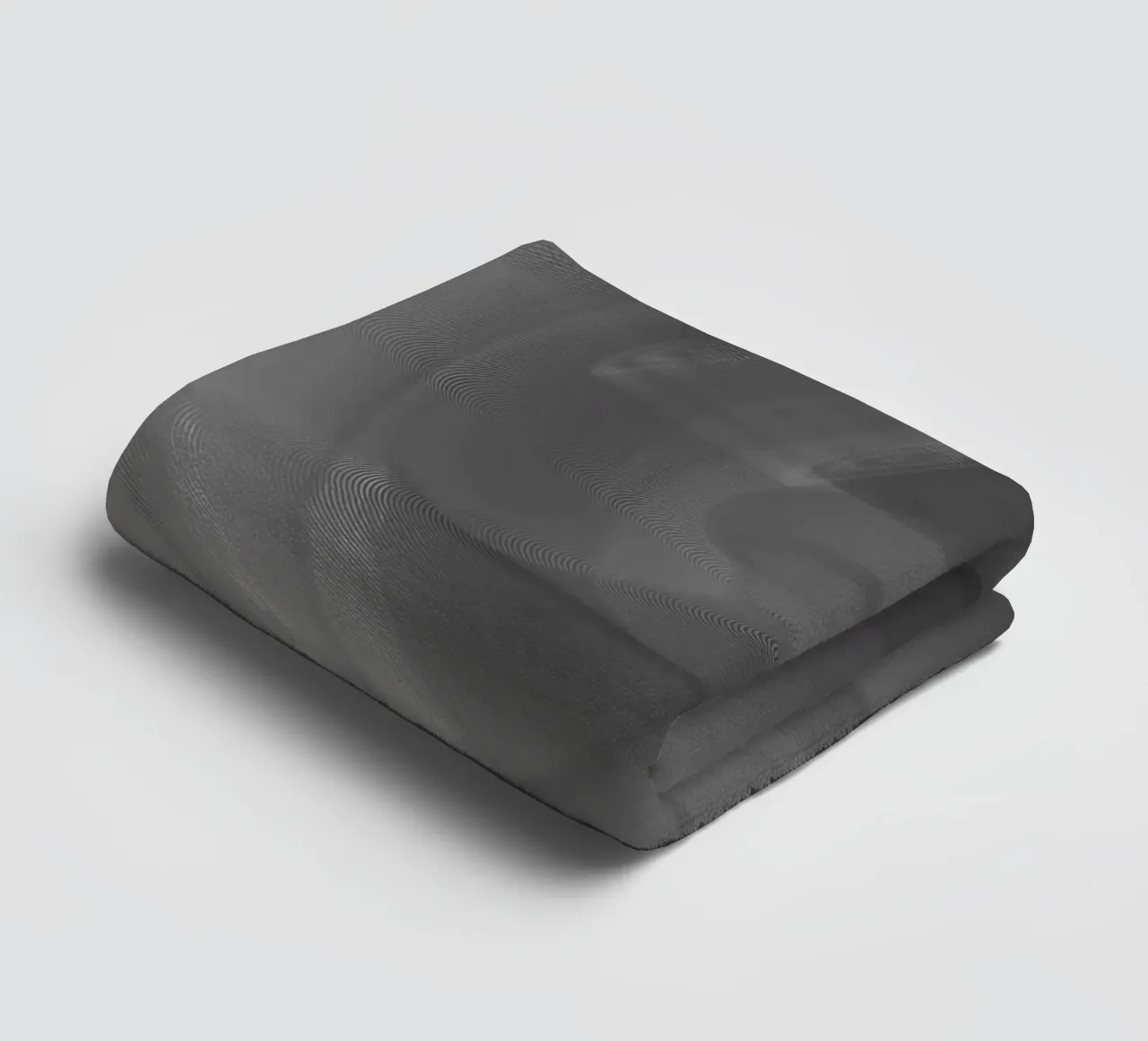 Motivo astratto a tortiglione nero e grigio asciugamano da bagno da Something for you