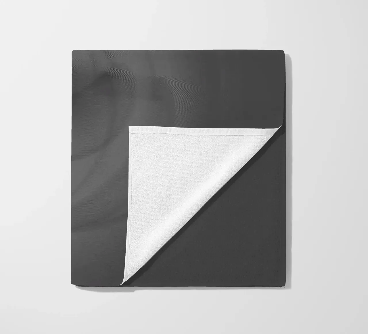 Abstract black and grey twisted pattern beach towel by Something for you