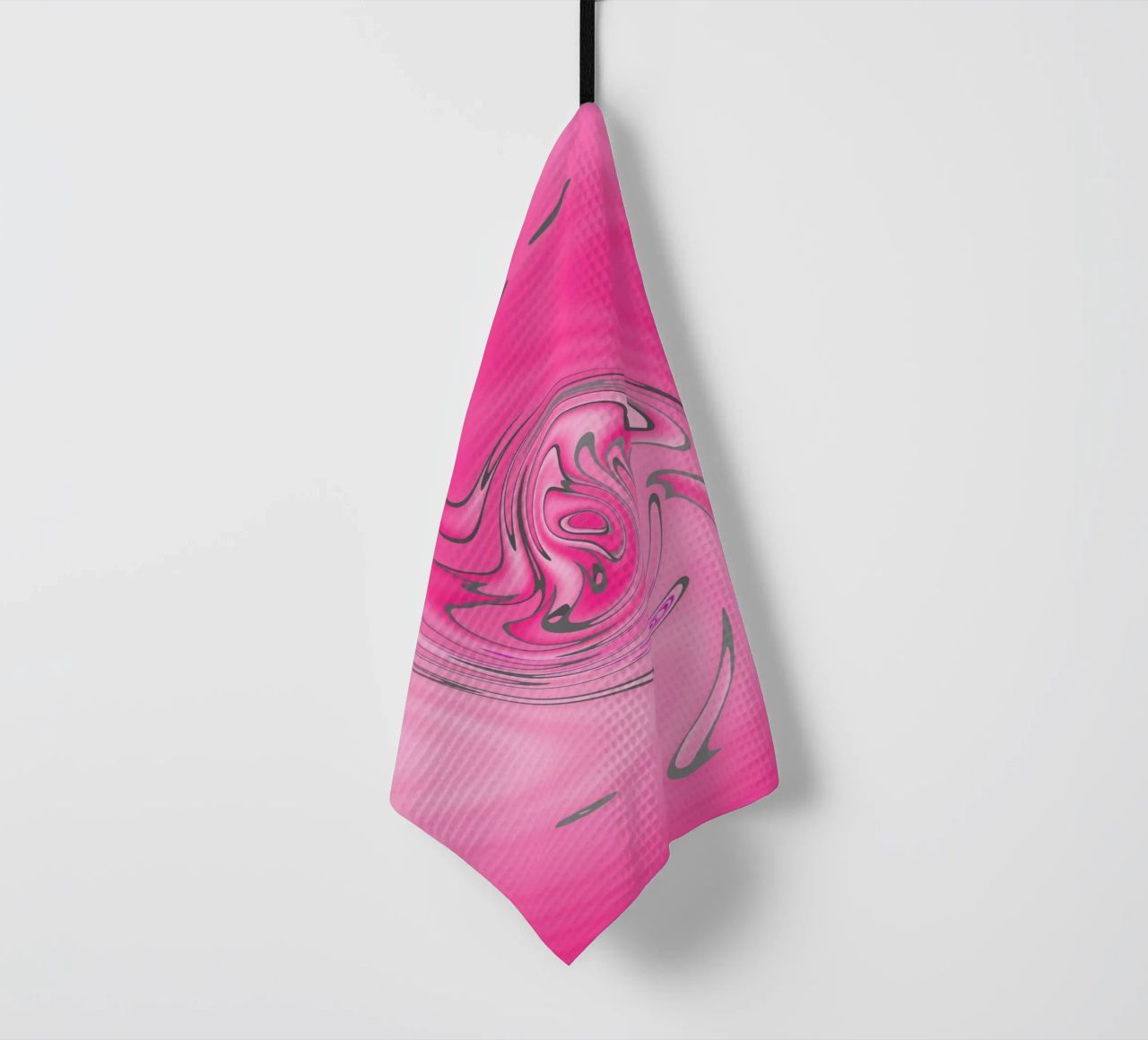 Motivo astratto rosa attorcigliato canovaccio da cucina da Something for you