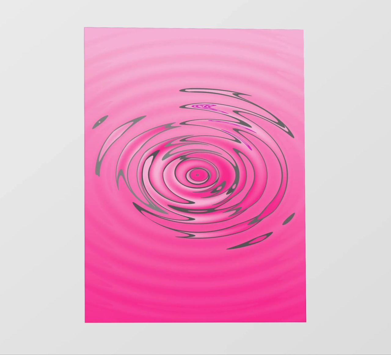 Motivo astratto a onde rosa telo in pvc da Something for you