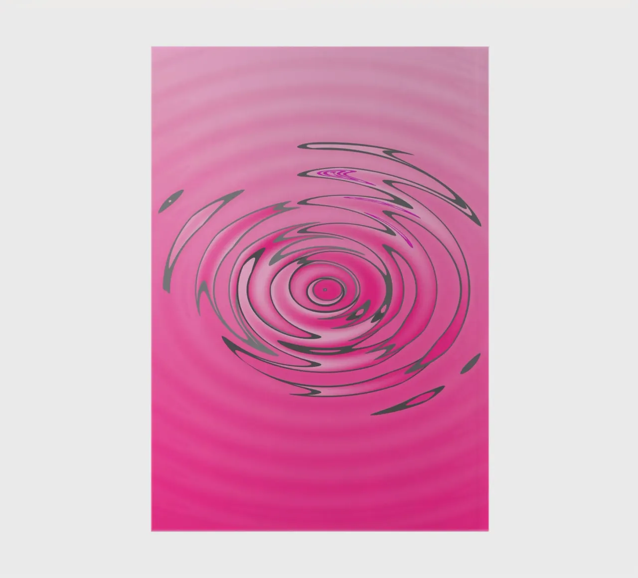 Abstract pink wave-like pattern notebook by Something for you