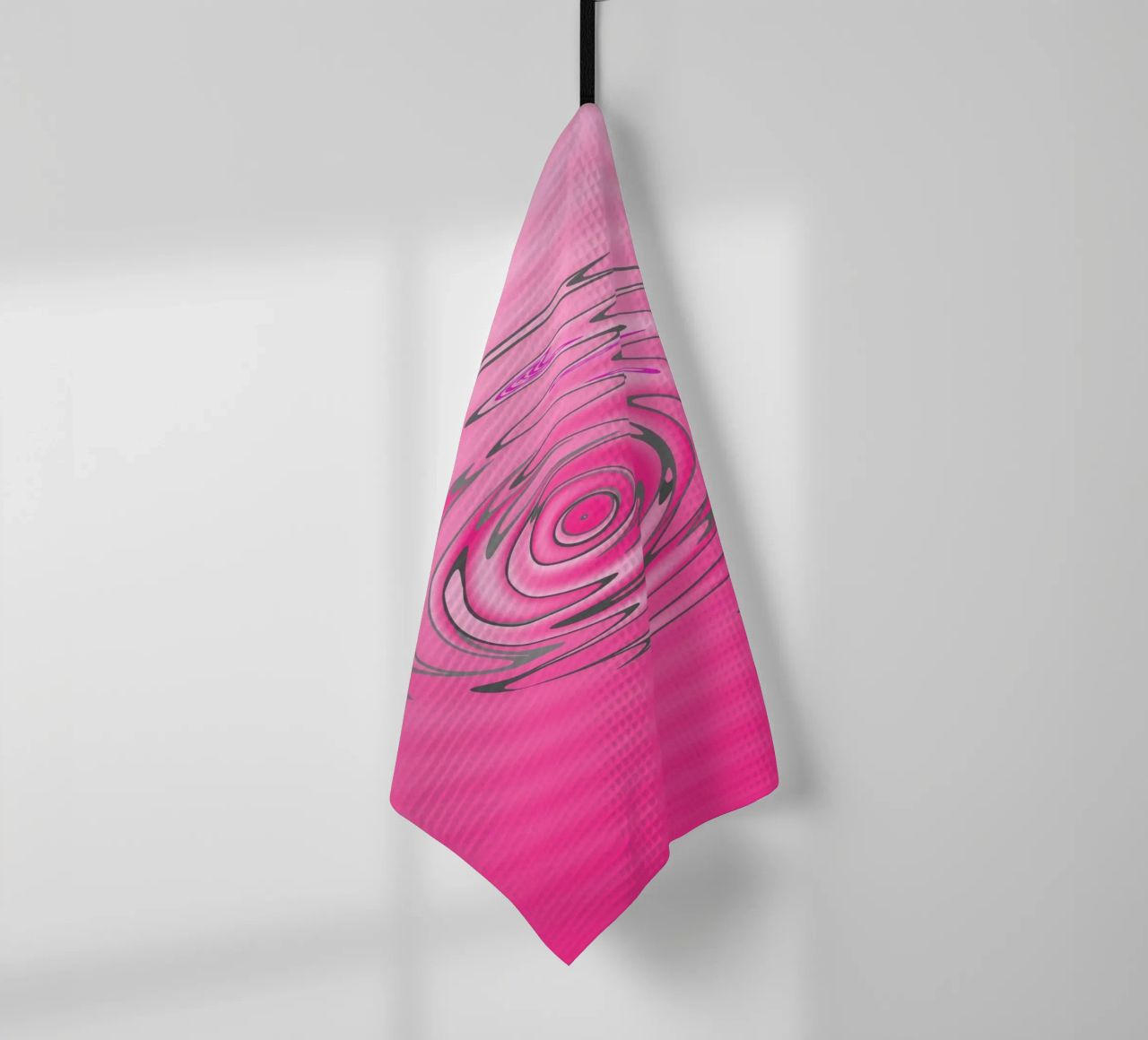 Motivo astratto a onde rosa canovaccio da cucina da Something for you