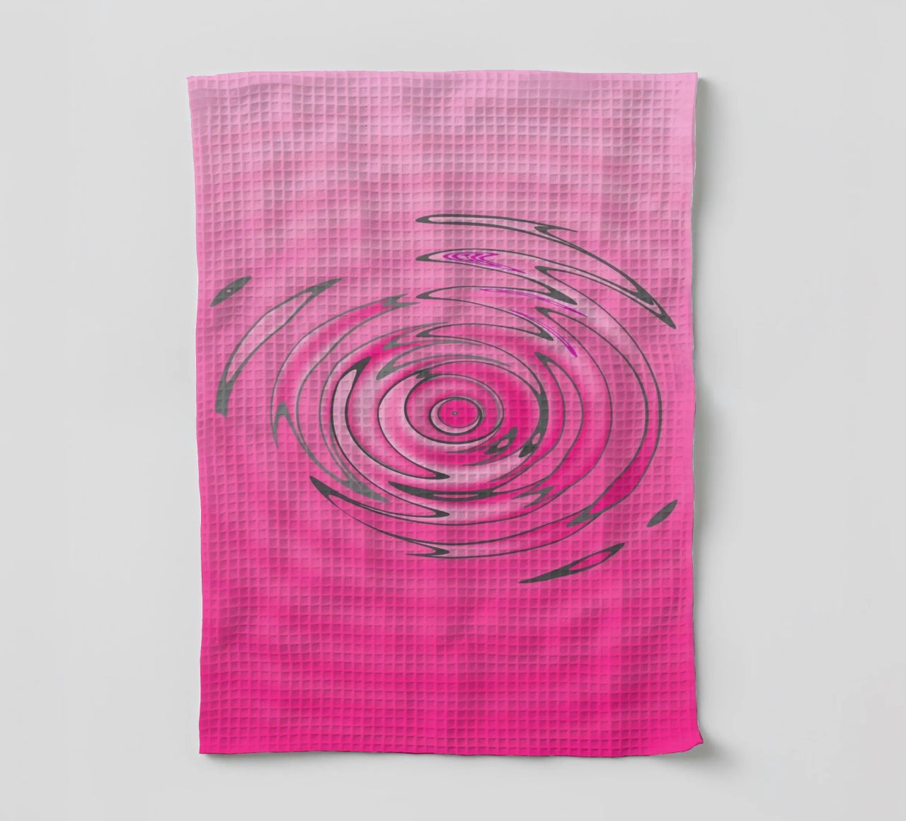 Motivo astratto a onde rosa canovaccio da cucina da Something for you