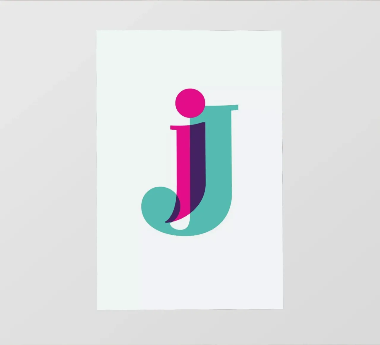 Magenta/Mint J telo in pvc da Studio One