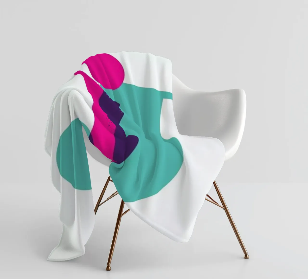 Magenta/Mint J coperta in pile da Studio One