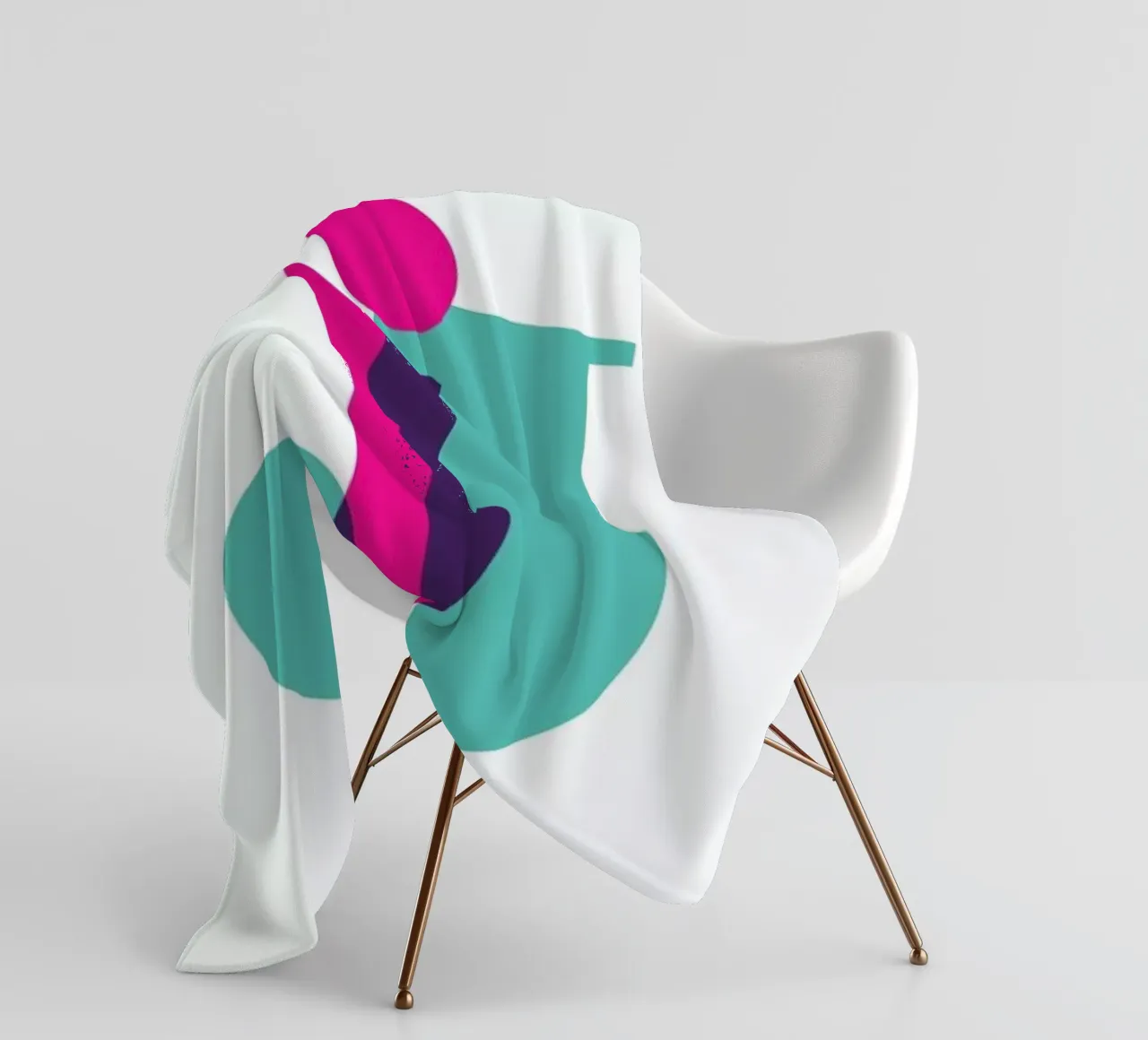 Magenta/Mint J coperta in pile da Studio One