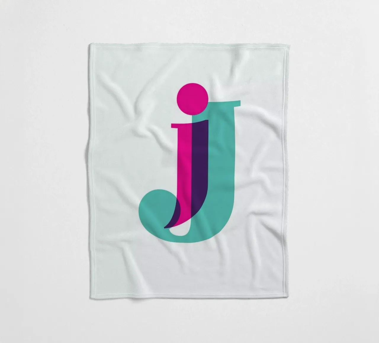 Magenta/Mint J coperta in pile da Studio One