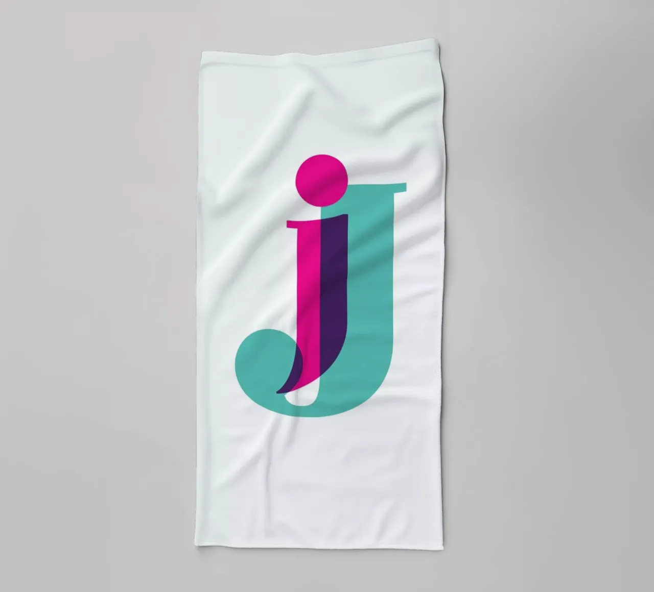Magenta/Mint J asciugamano da bagno da Studio One