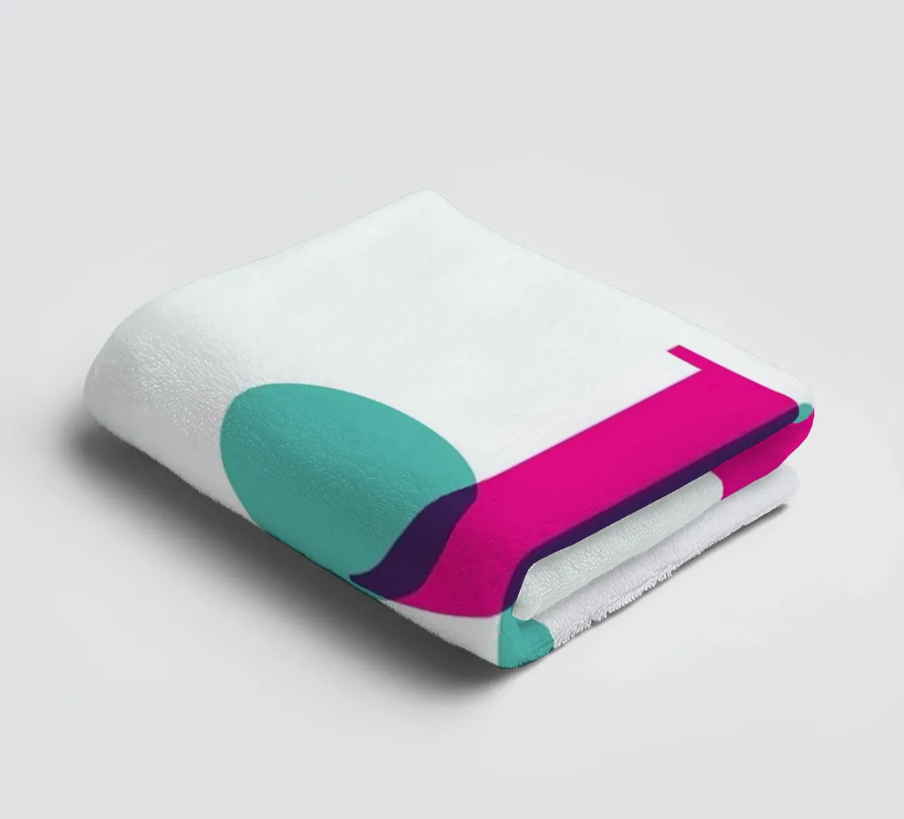 Magenta/Mint J asciugamano da bagno da Studio One