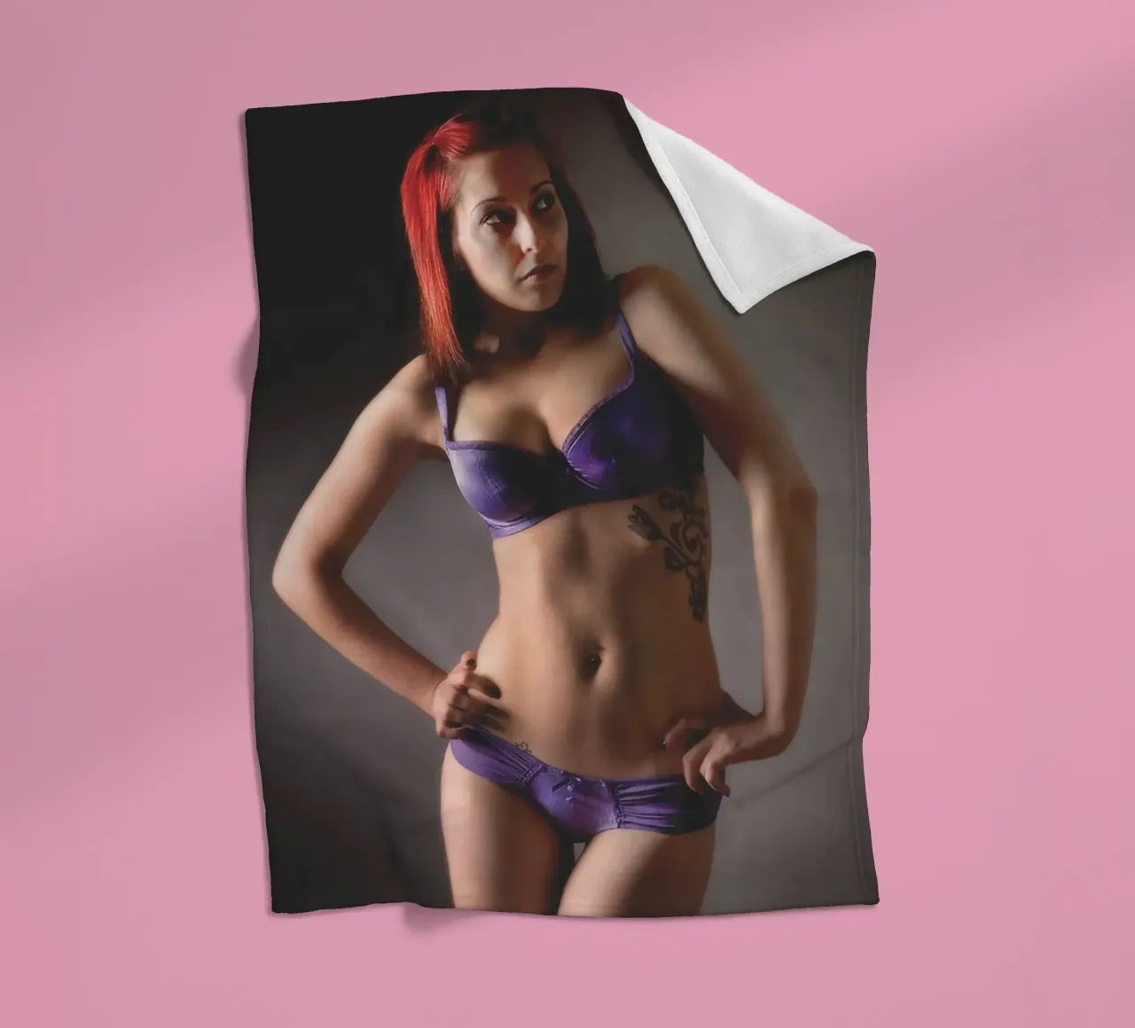 EDV in Purple coperta in pile da Dave Hare Photography