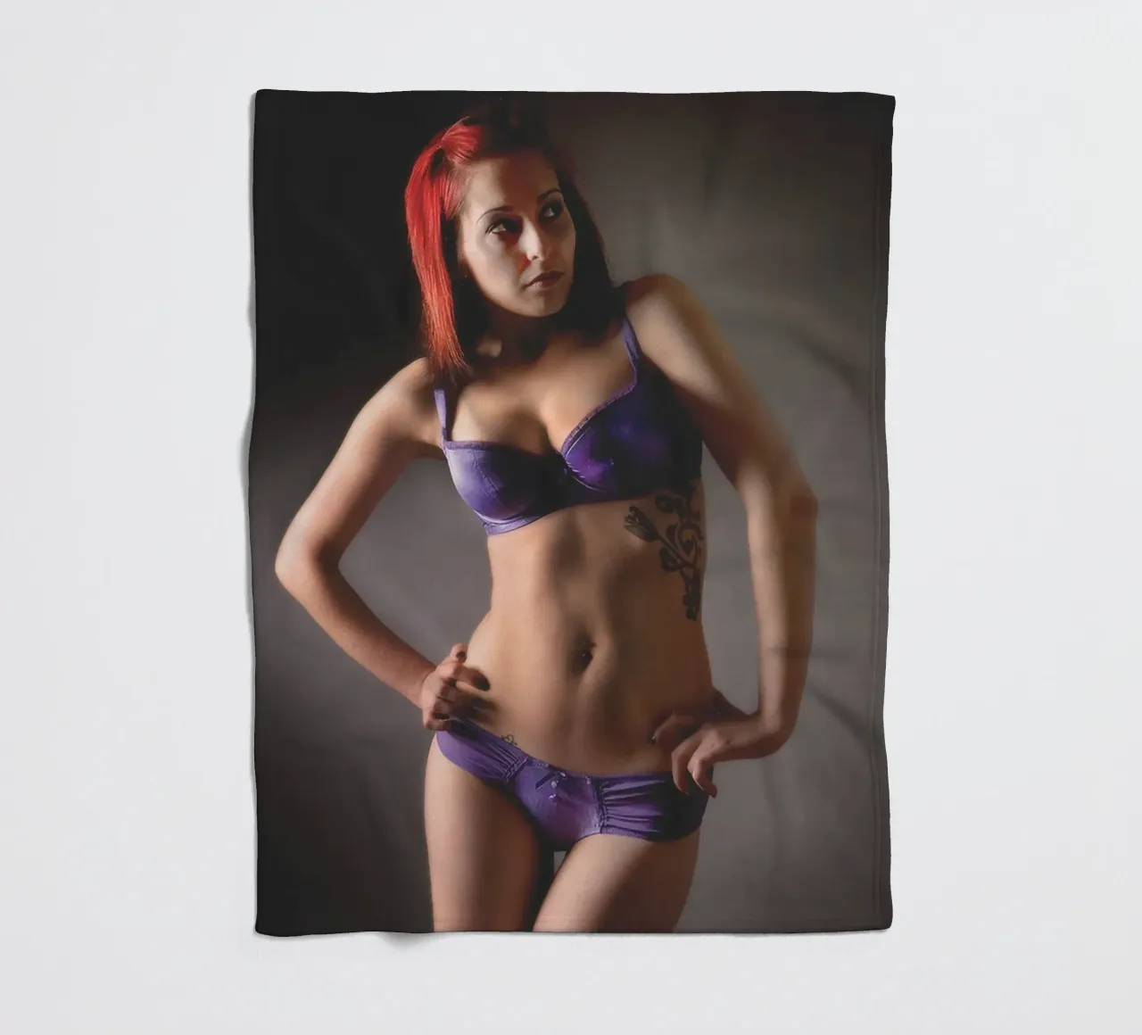 EDV in Purple coperta in pile da Dave Hare Photography