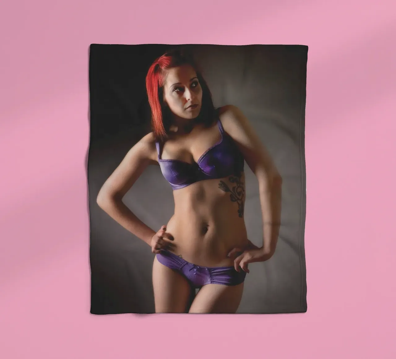 EDV in Purple coperta in pile da Dave Hare Photography