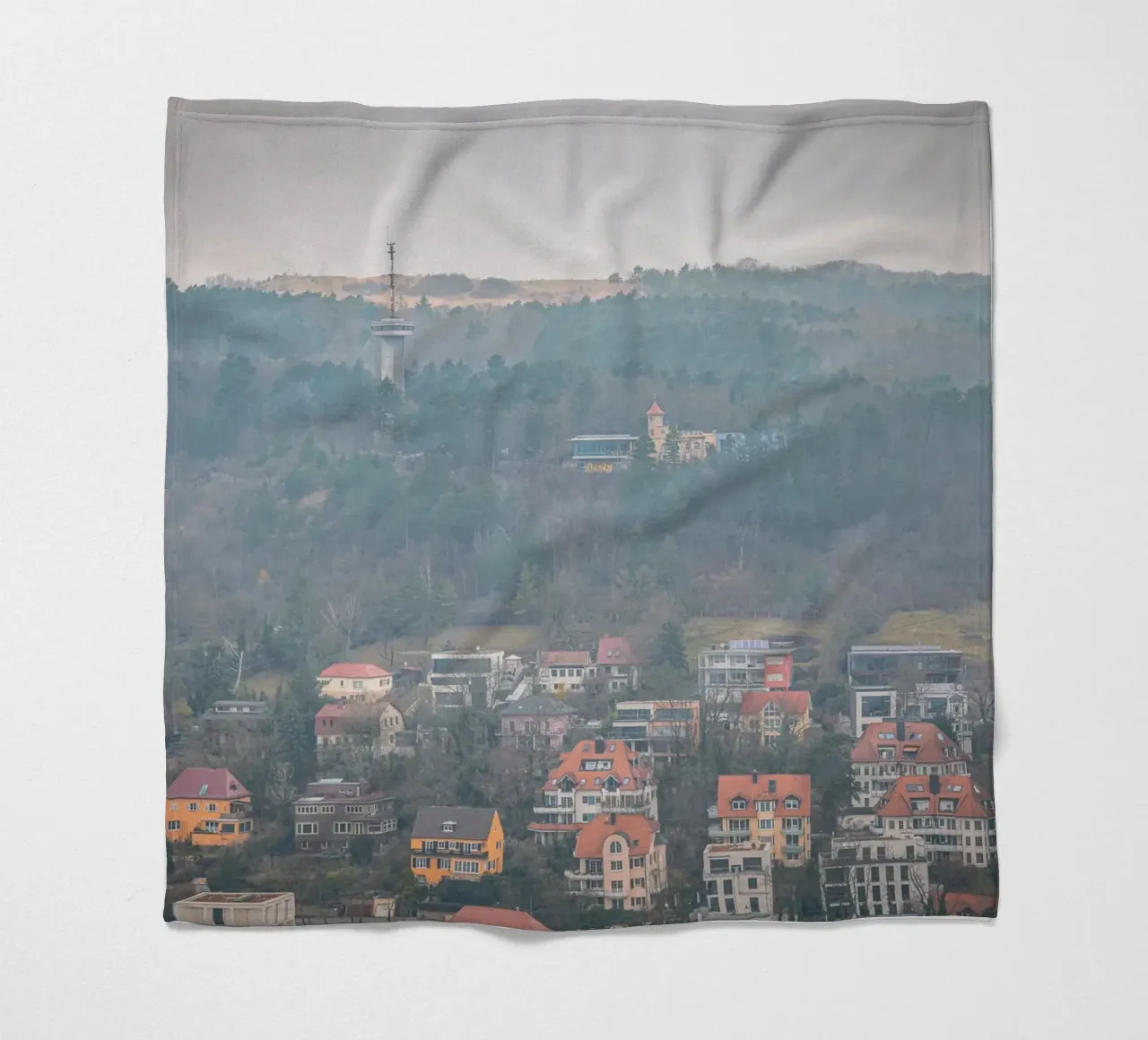 Il Langravio a Jena con la nebbia coperta in pile da Marcus Beckert | Fotografie