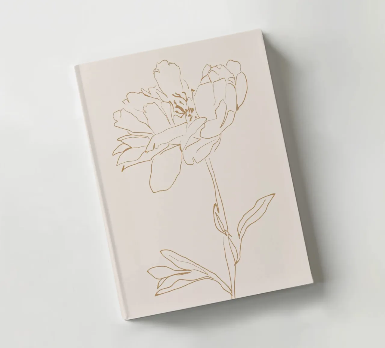 Flower Line Art 10 notebook by LeaDArt