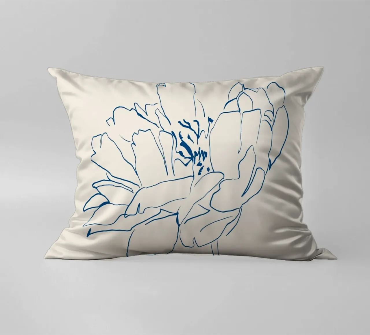 Linea d'arte floreale 11 cuscino da LeaDArt