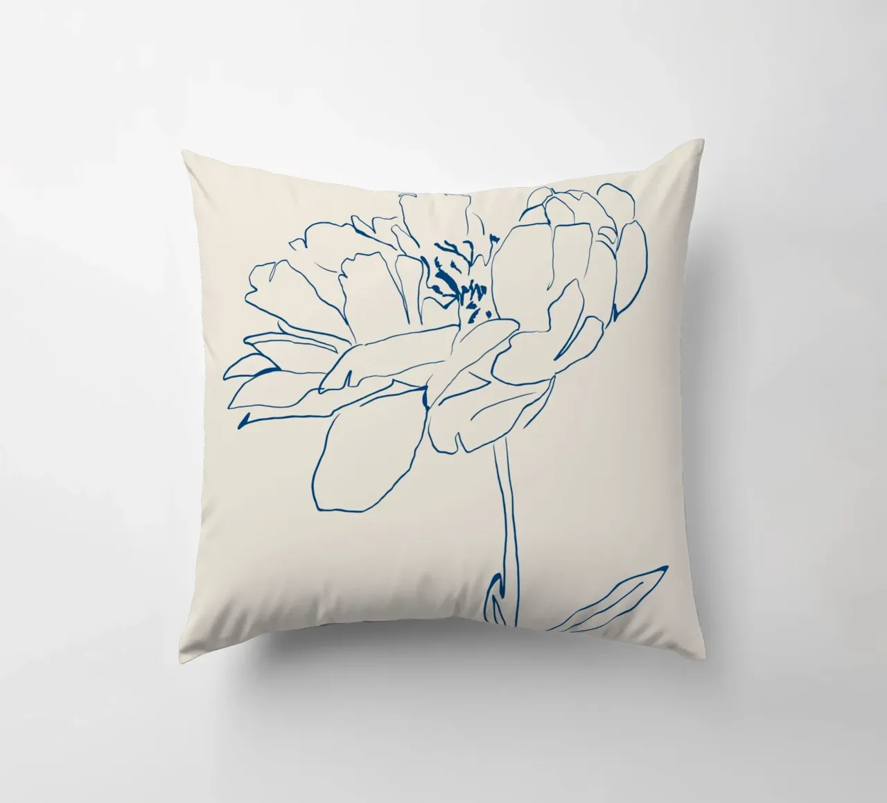 Linea d'arte floreale 11 cuscino da LeaDArt