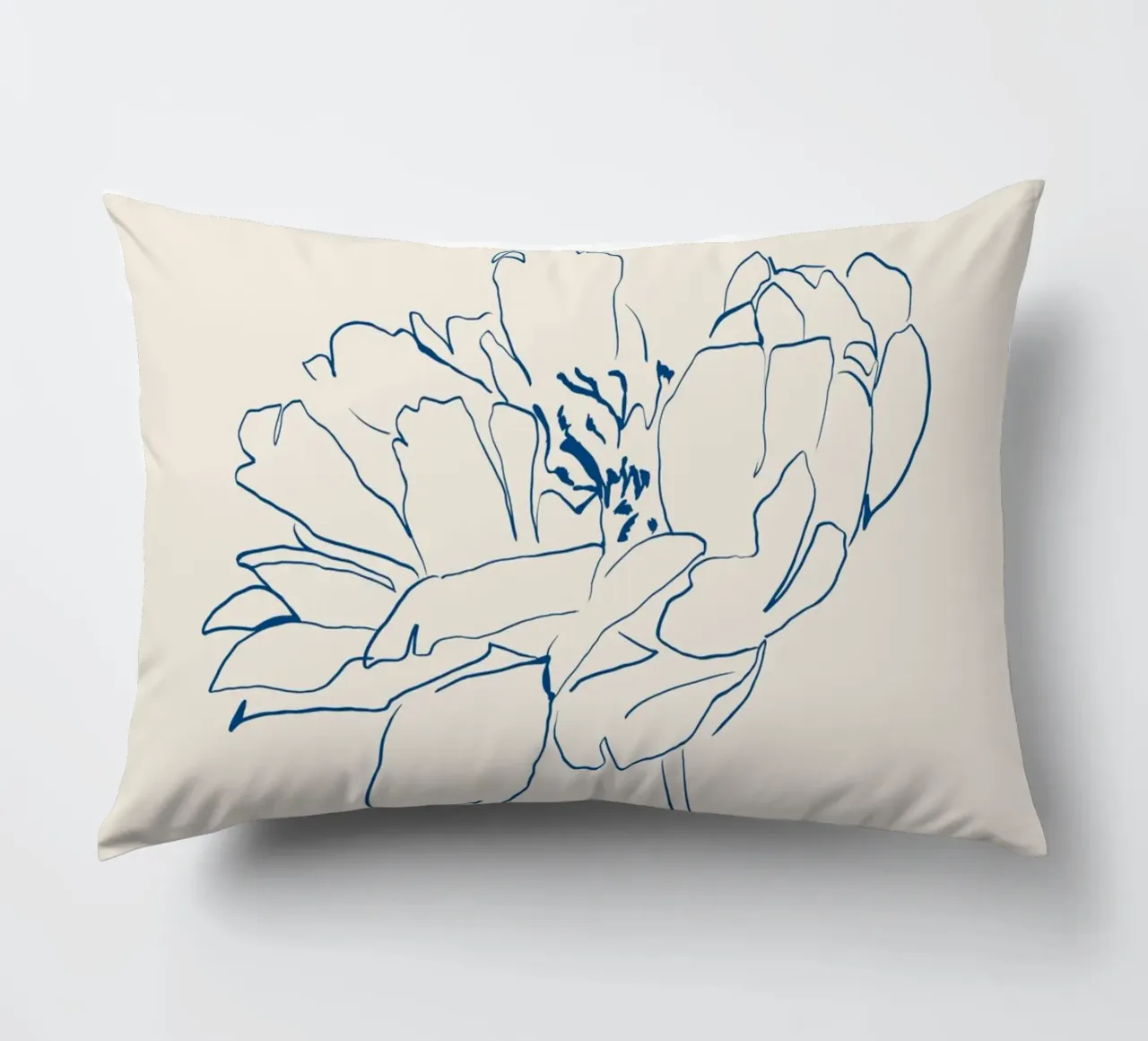 Linea d'arte floreale 11 cuscino da LeaDArt