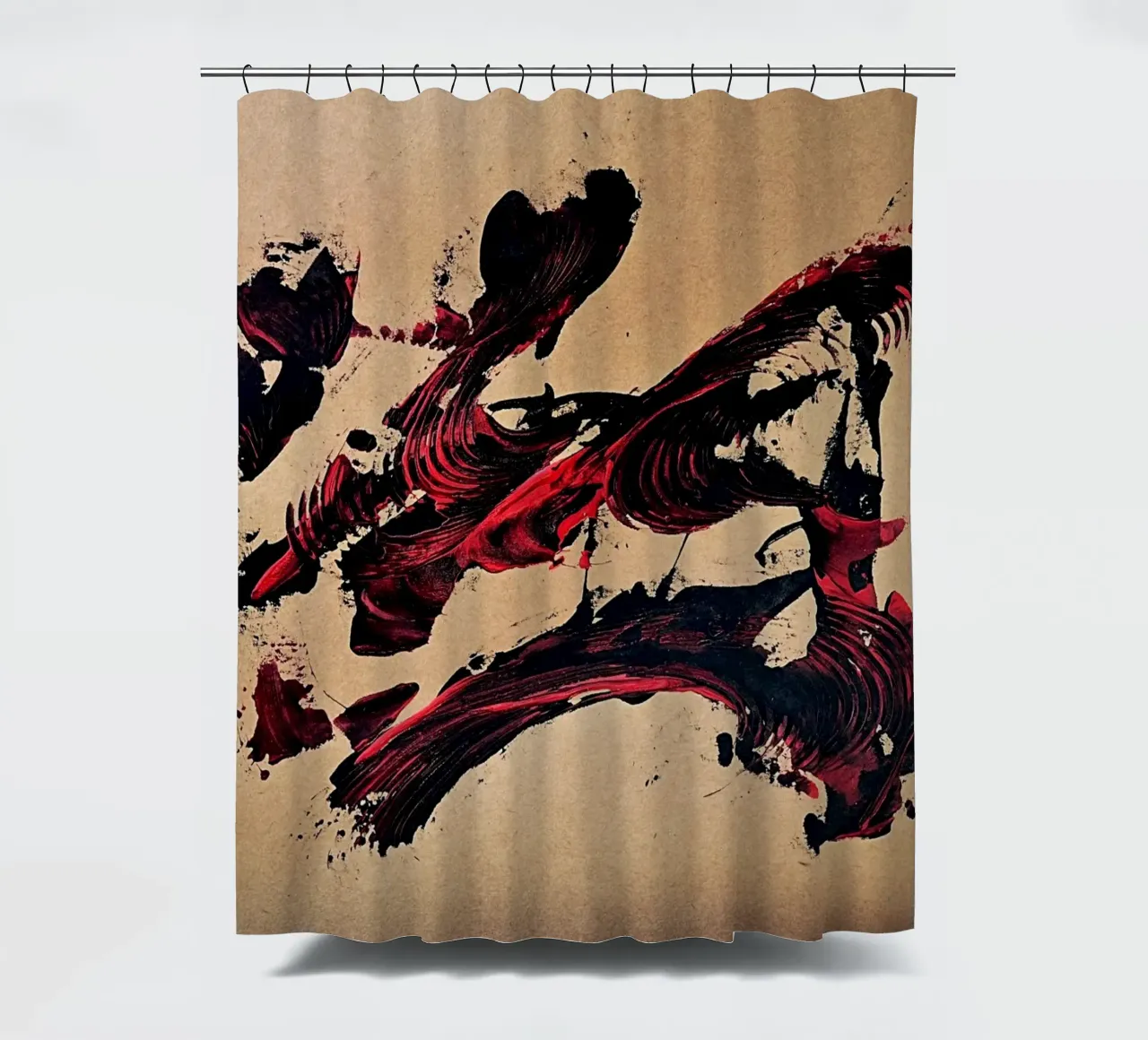 NATURAL STYLE 50 tenda da doccia da Thierry Vobmann Abstract painting
