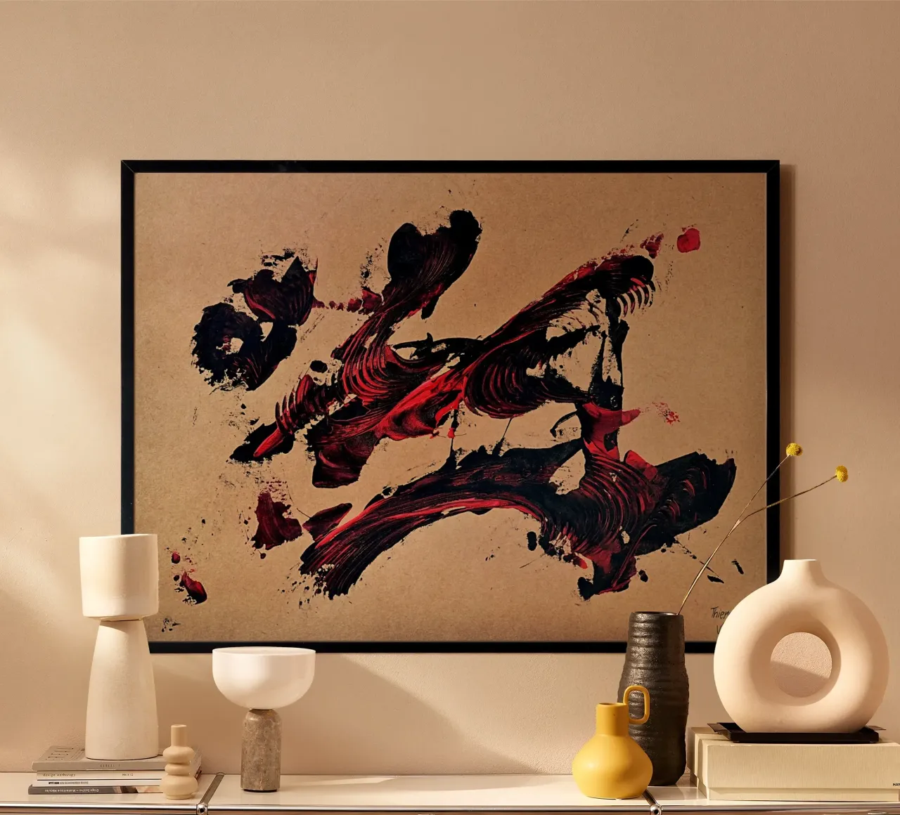 NATURAL STYLE 50 carta hahnemühle da Thierry Vobmann Abstract painting