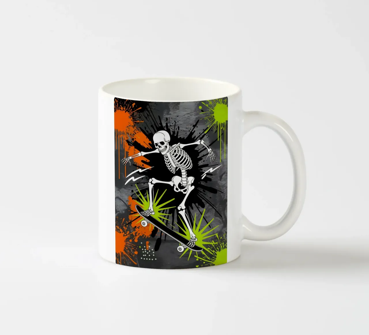 Skateboard: Graffiti Skateboard Skeleton tazza in ceramica da GameDay Studio