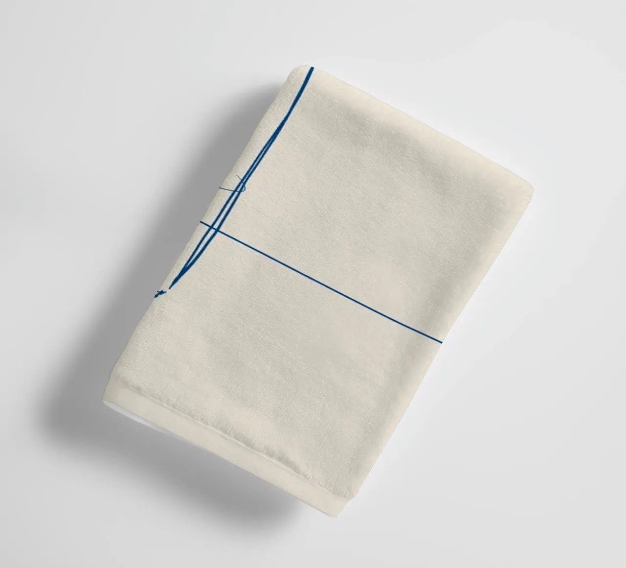 Dessin au trait de fleurs 14 serviette de bain de LeaDArt