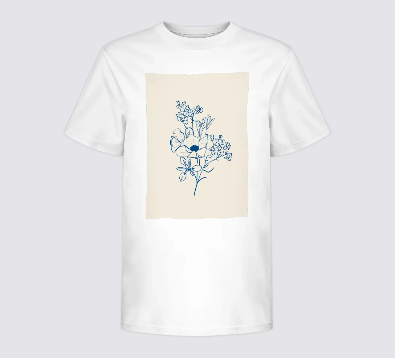 Flower Line Art 15 kids t-shirt by LeaDArt