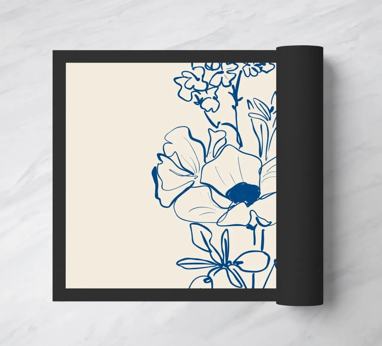 Linea d'arte floreale 15 zerbino da LeaDArt