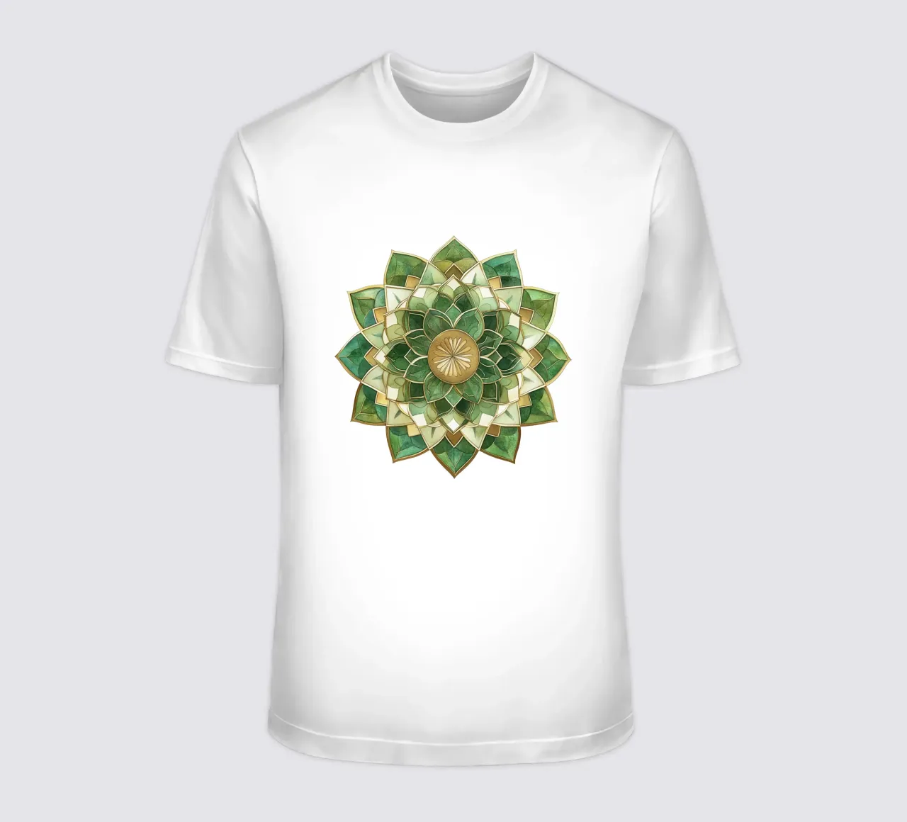 Mandala di salvia acquerellato t-shirt da Spiritual Touch