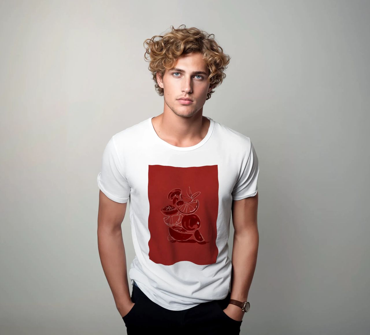 Frutta 4 scala t-shirt da LeaDArt