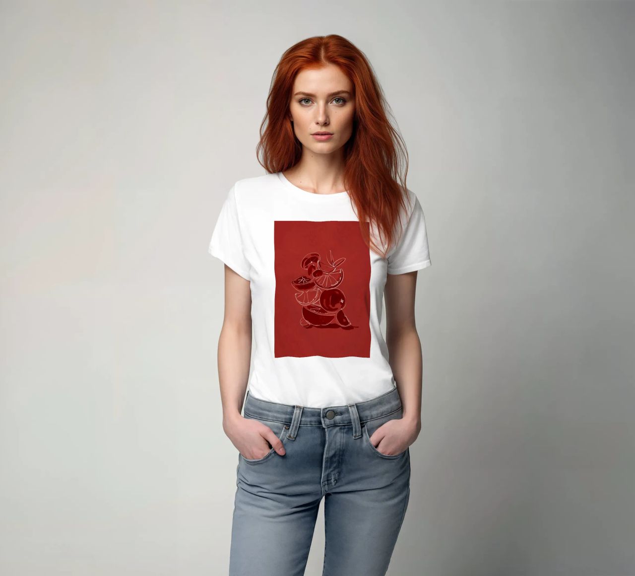 Frutta 4 scala t-shirt da LeaDArt