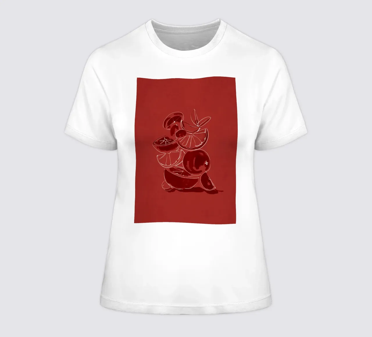 Frutta 4 scala t-shirt da donna da LeaDArt