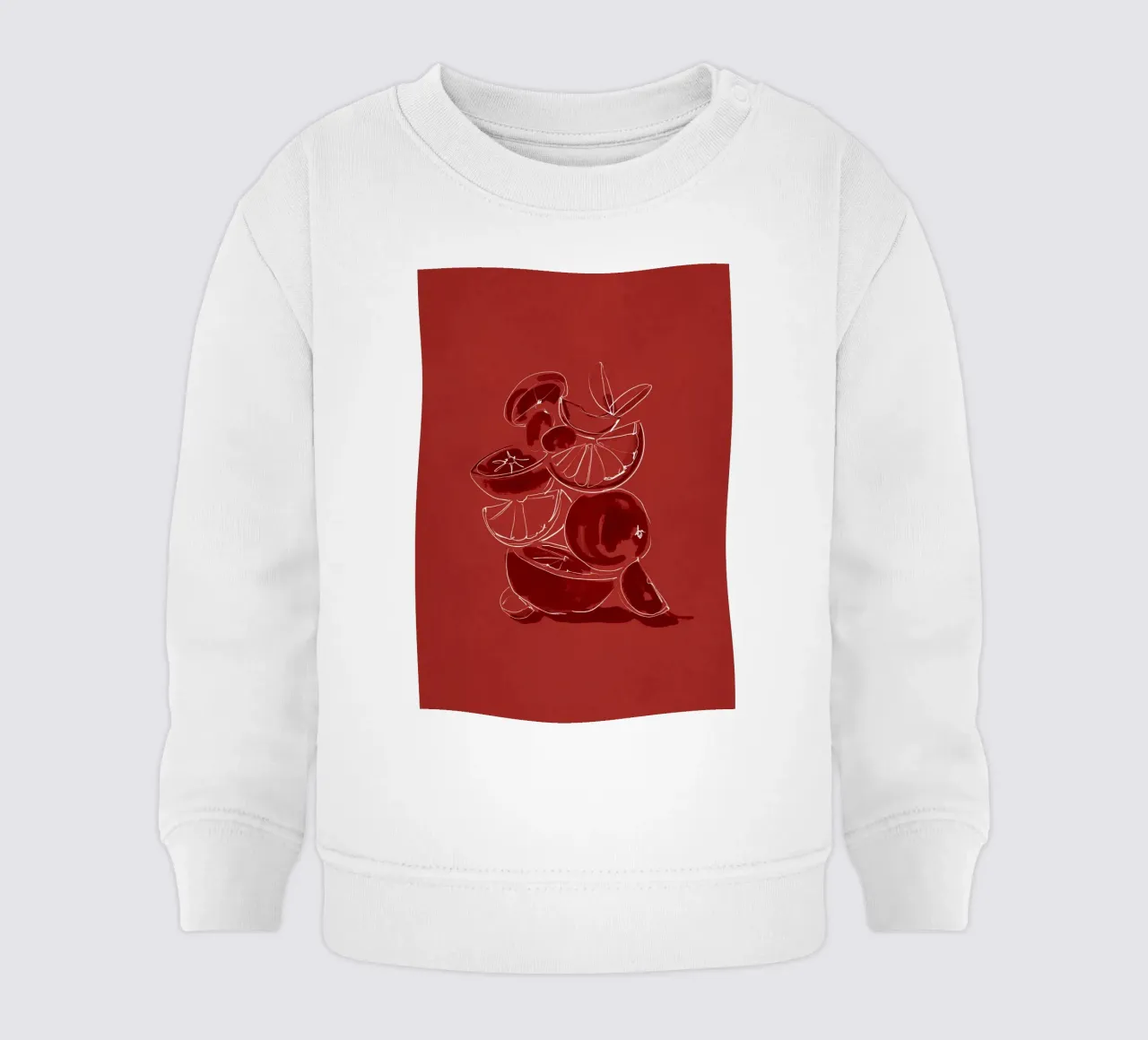 Frutta 4 scala felpa neonato da LeaDArt