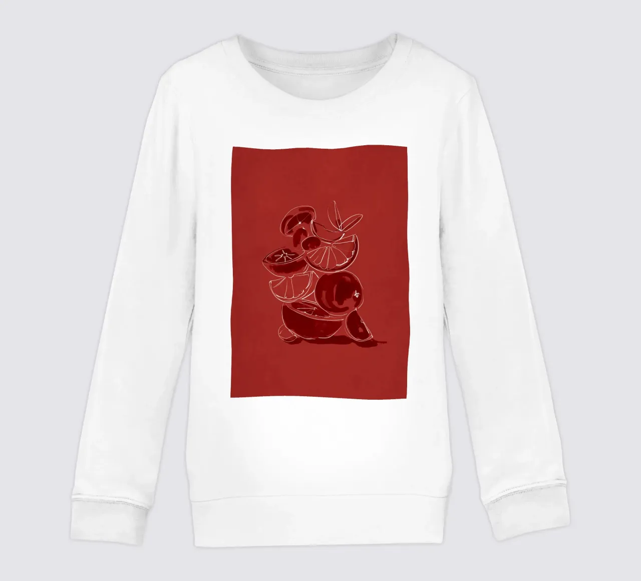 Fruit 4 schaal kinder sweatshirt van LeaDArt