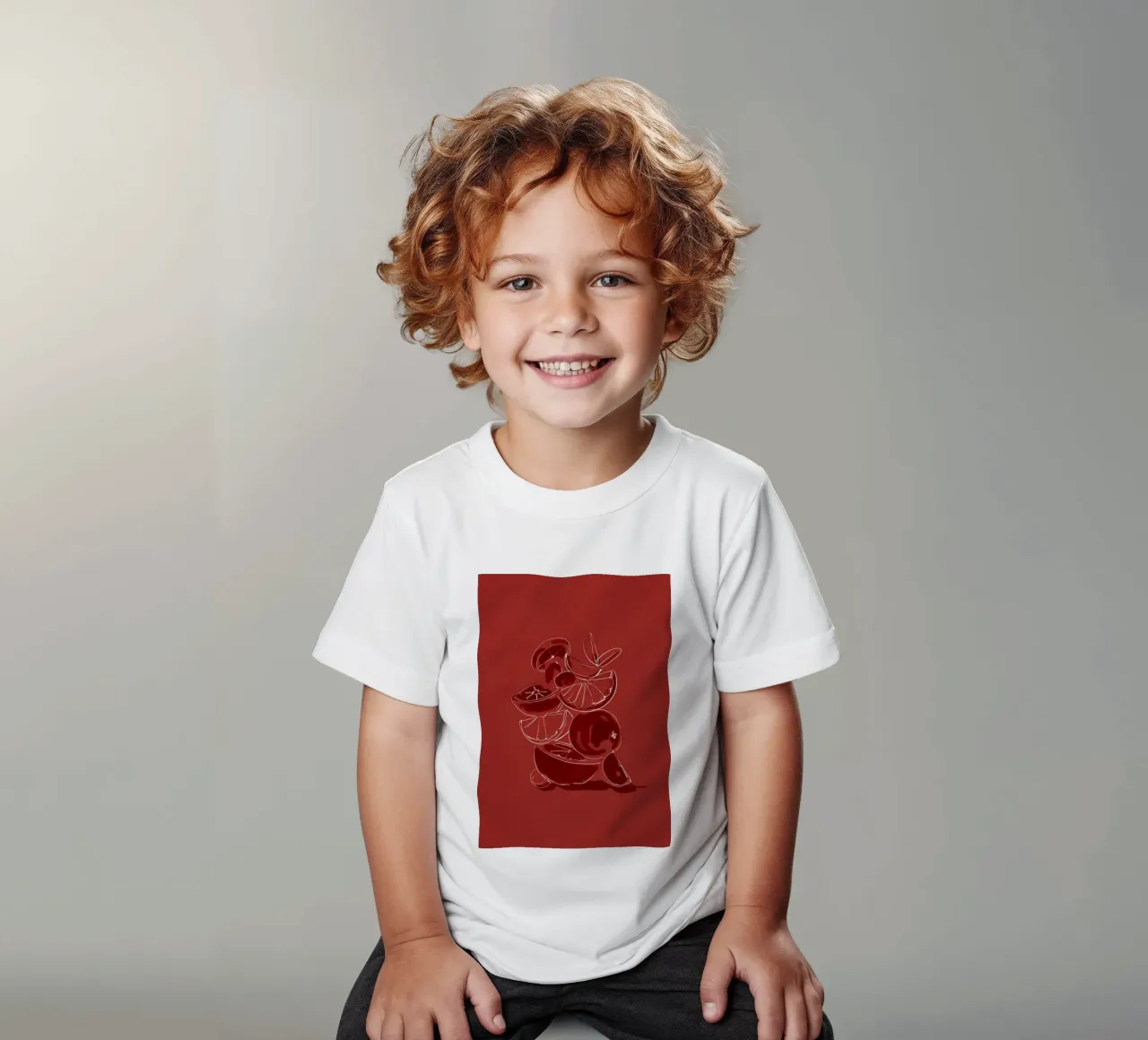 Frutta 4 scala t-shirt bambini da LeaDArt